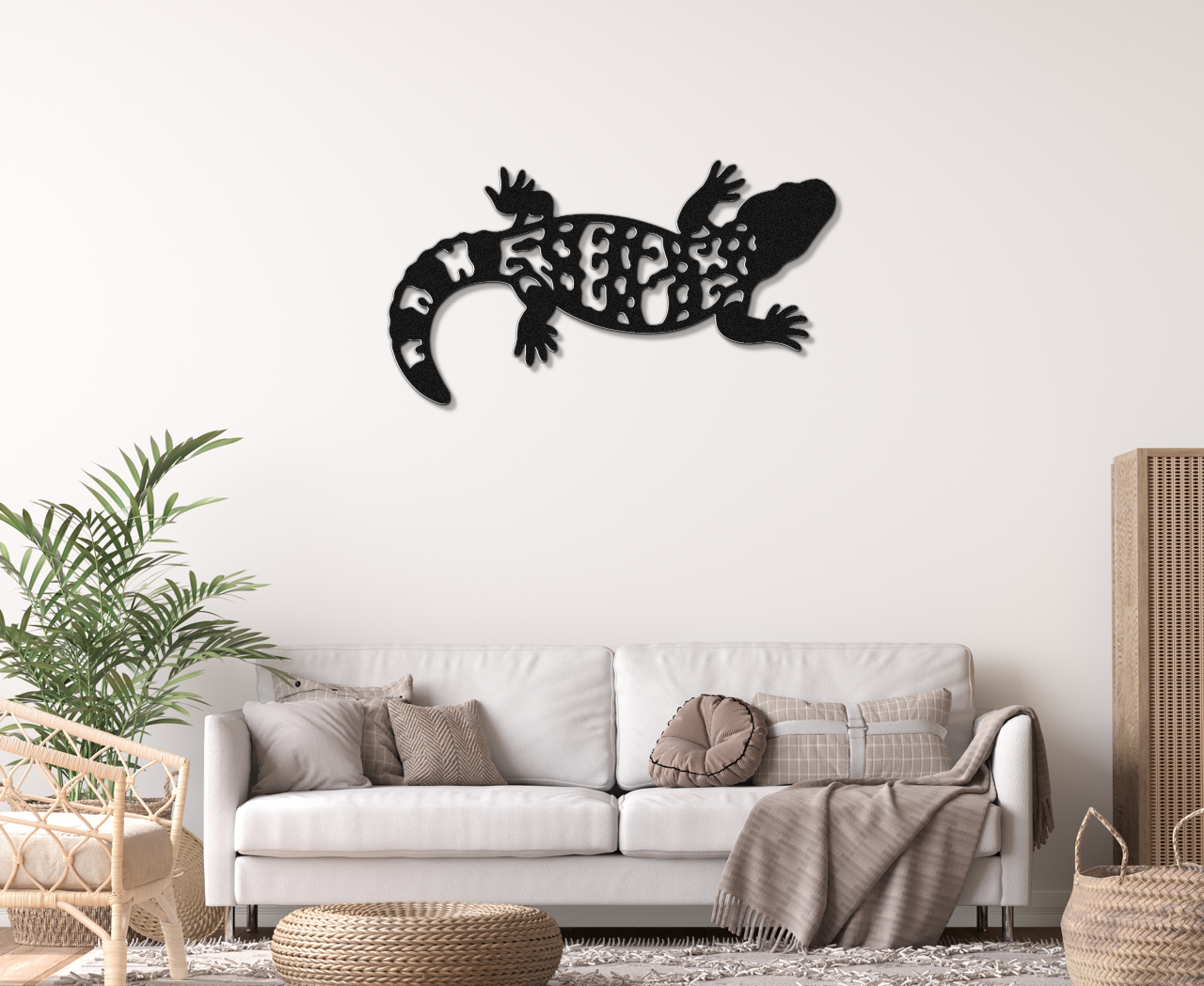 Gila Monster Metal Wall Art