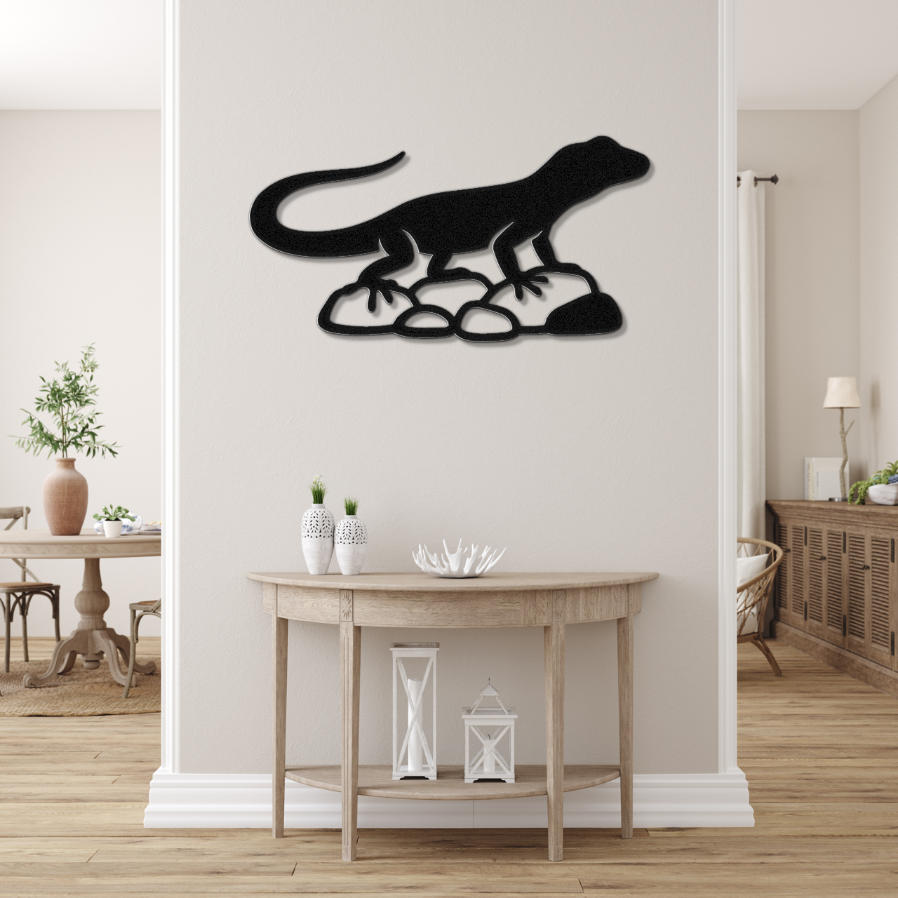 Lizard Metal Wall Art