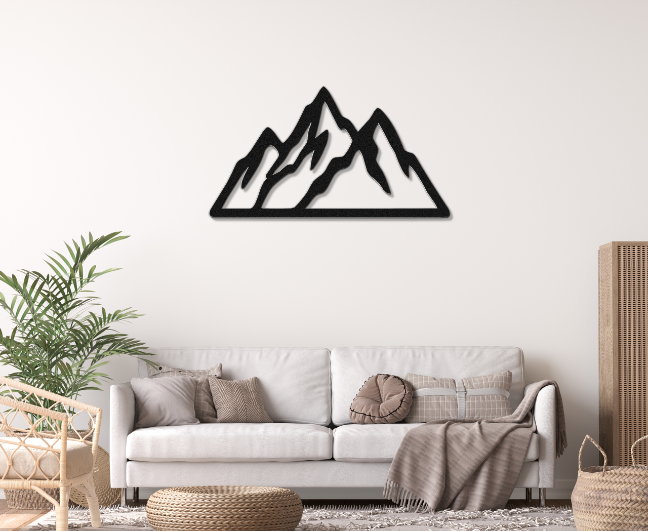 Mountains Metal Wall Art