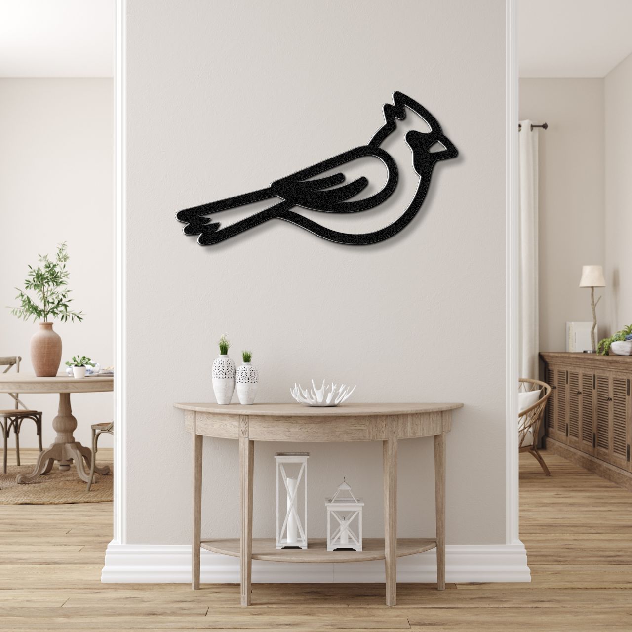 Cardinal Metal Wall Art