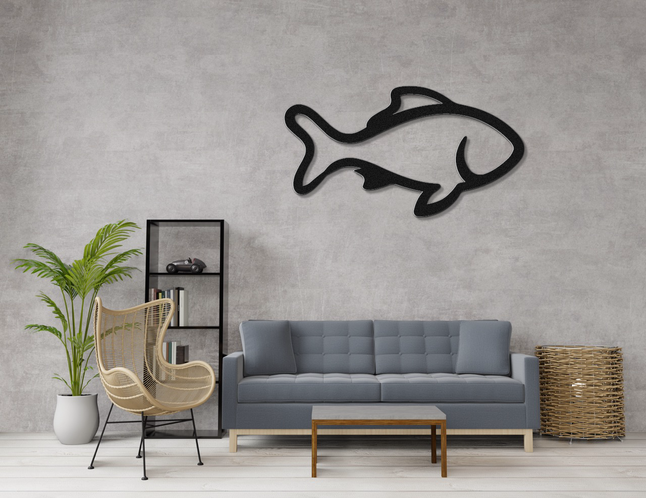 Fish Metal Wall Art