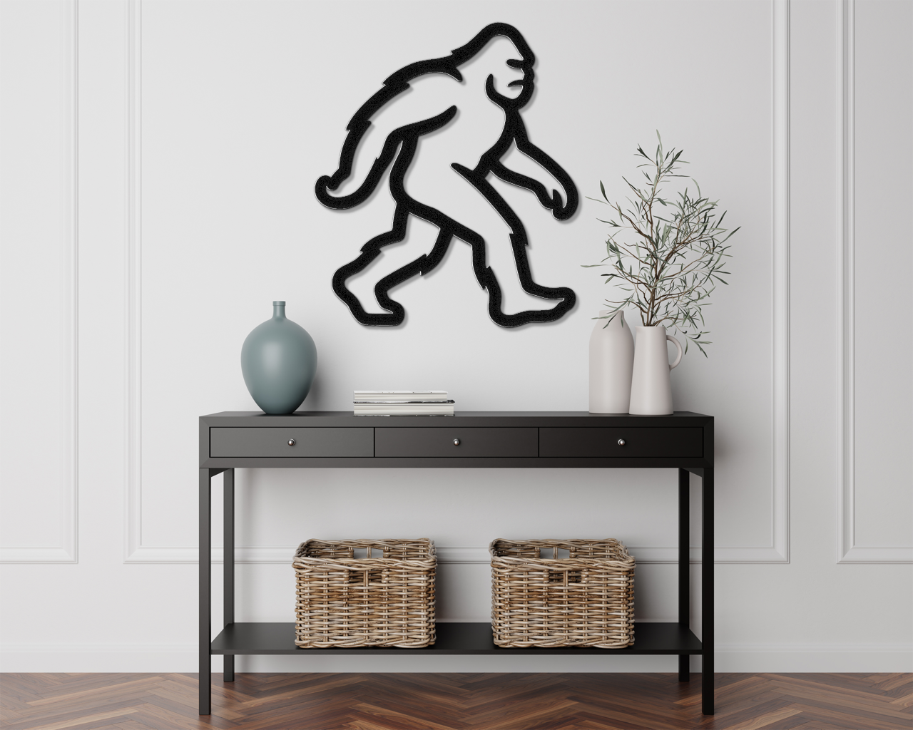 Bigfoot Metal Wall Art