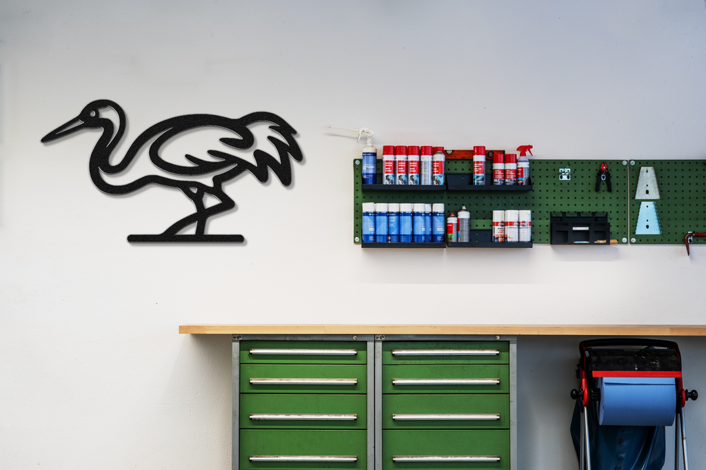 Crane Metal Wall Art