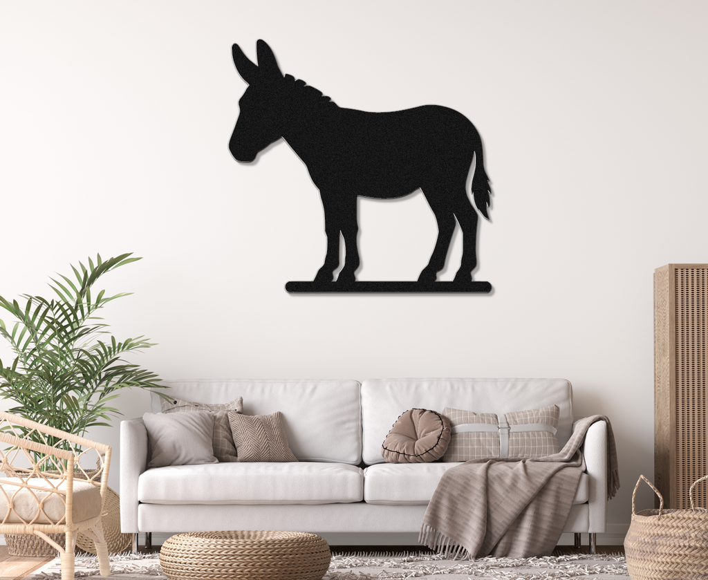 Burro Metal Wall Art