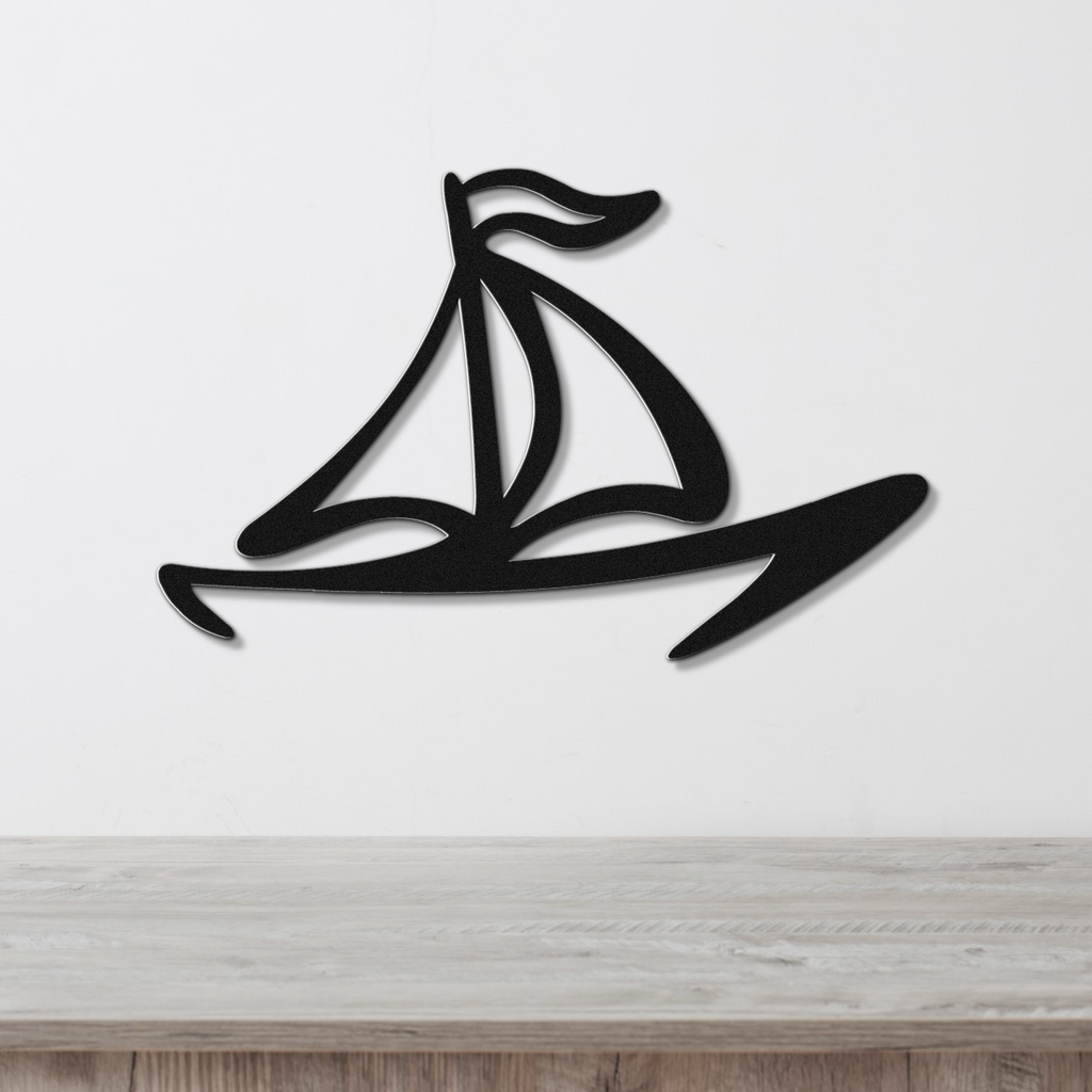 Sailboat Metal Wall Art
