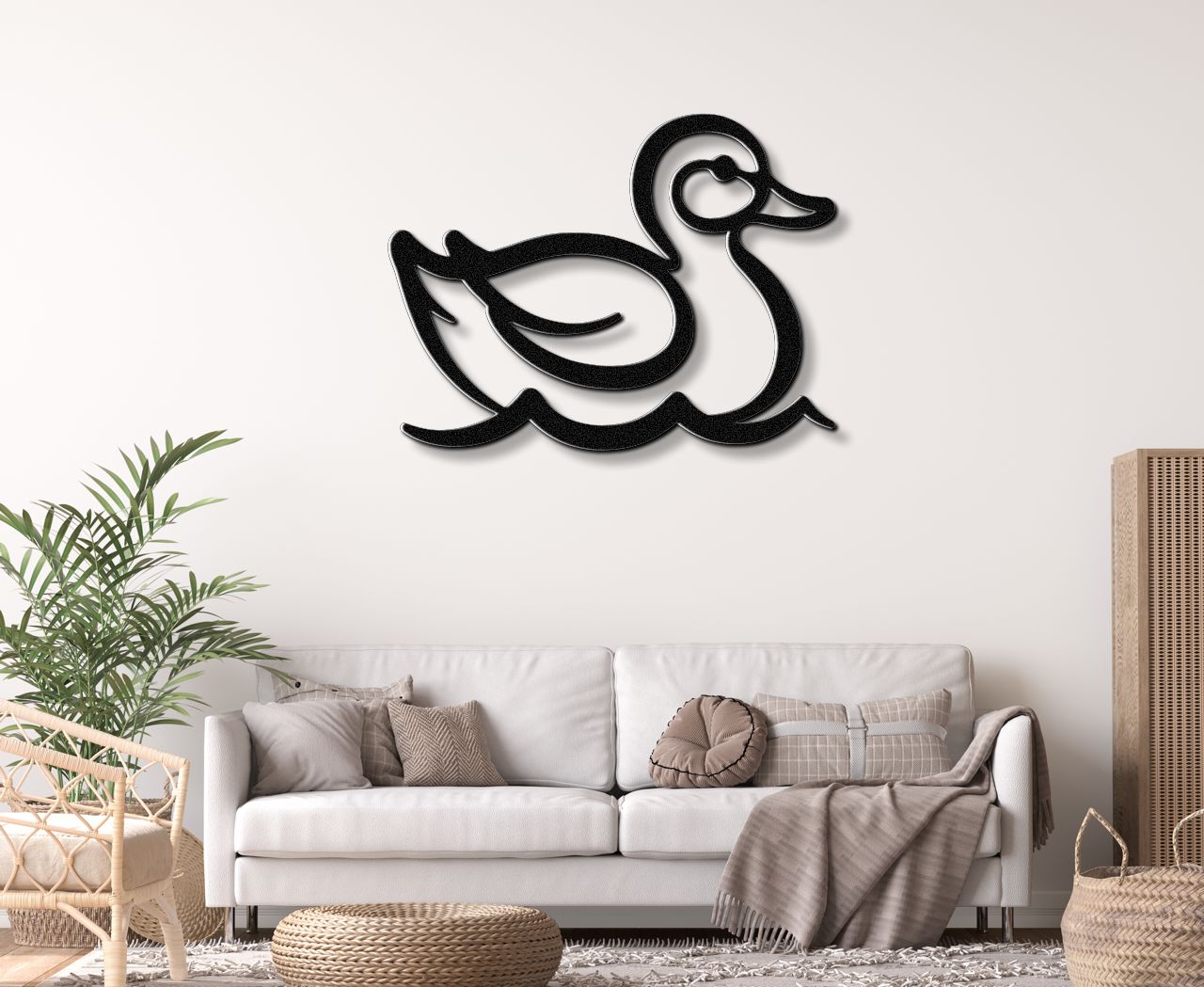 Duck Metal Wall Art