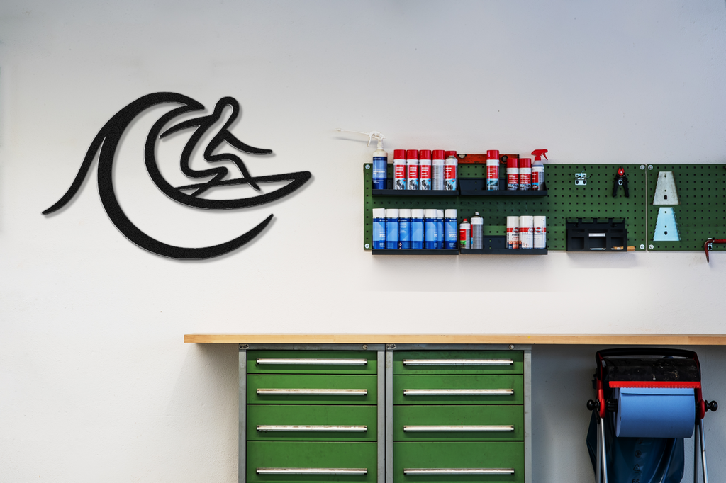 Surfer Metal Wall Art