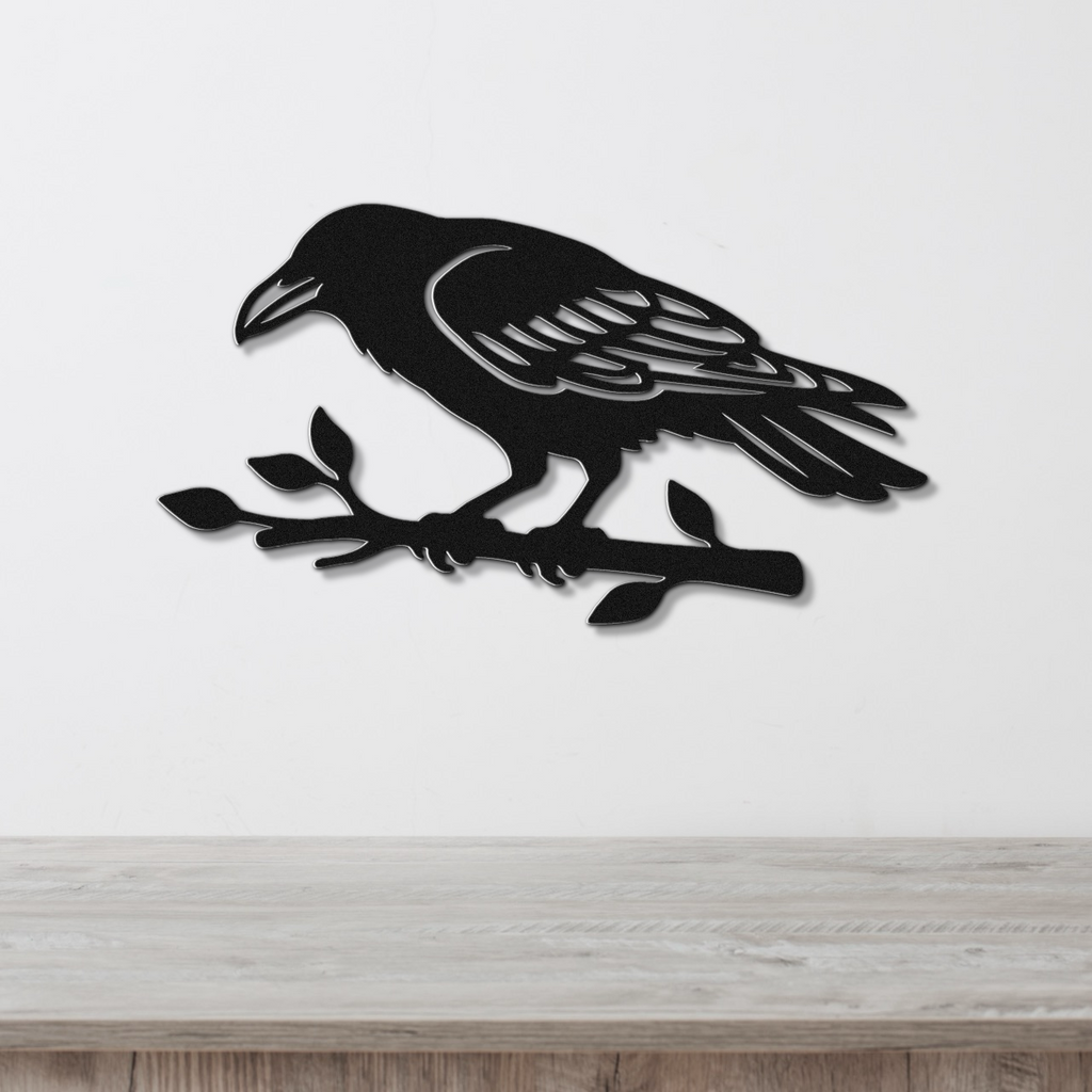 Raven Metal Wall Art