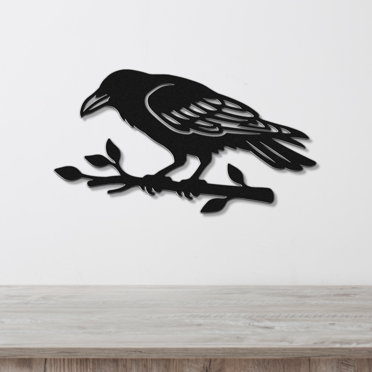 Raven Metal Wall Art