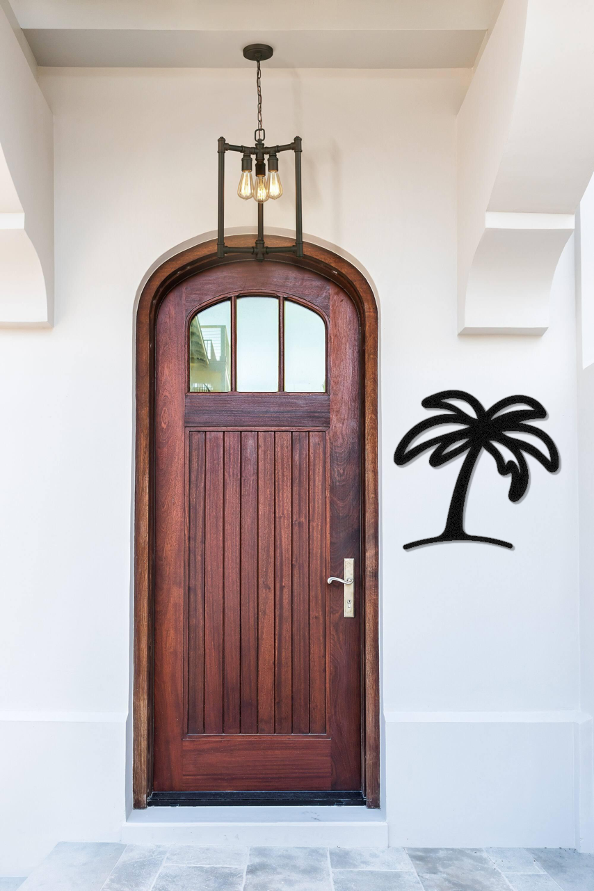 Palm Tree Metal Wall Art