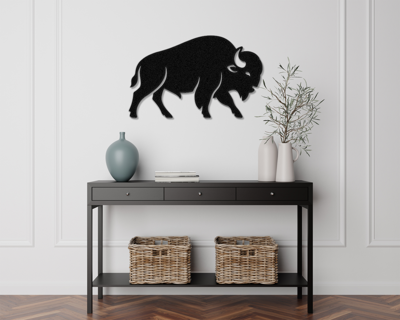 Buffalo Metal Wall Art