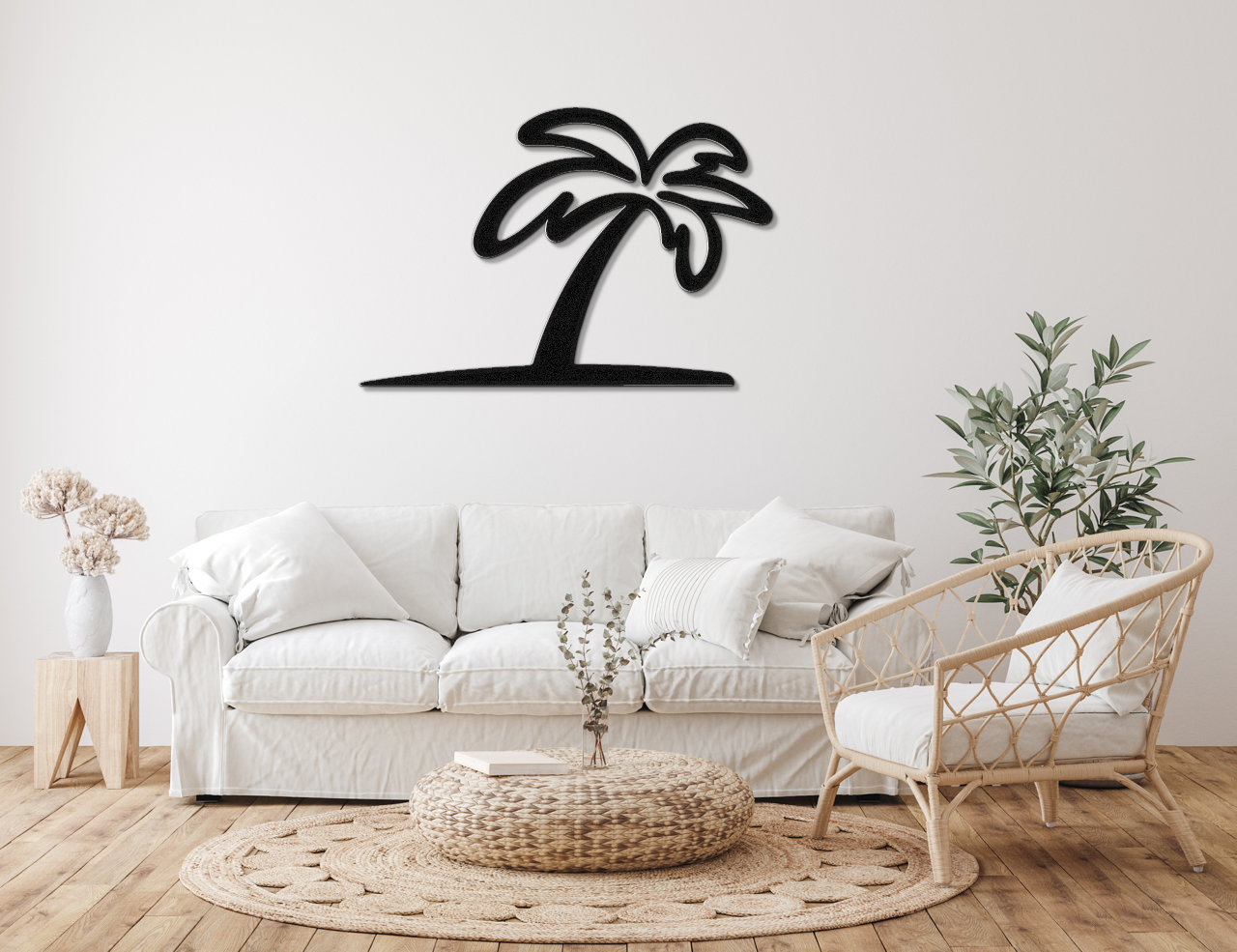 Palm Tree Metal Wall Art