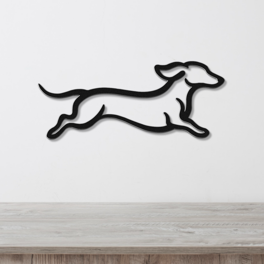 Dachshund Metal Wall Art