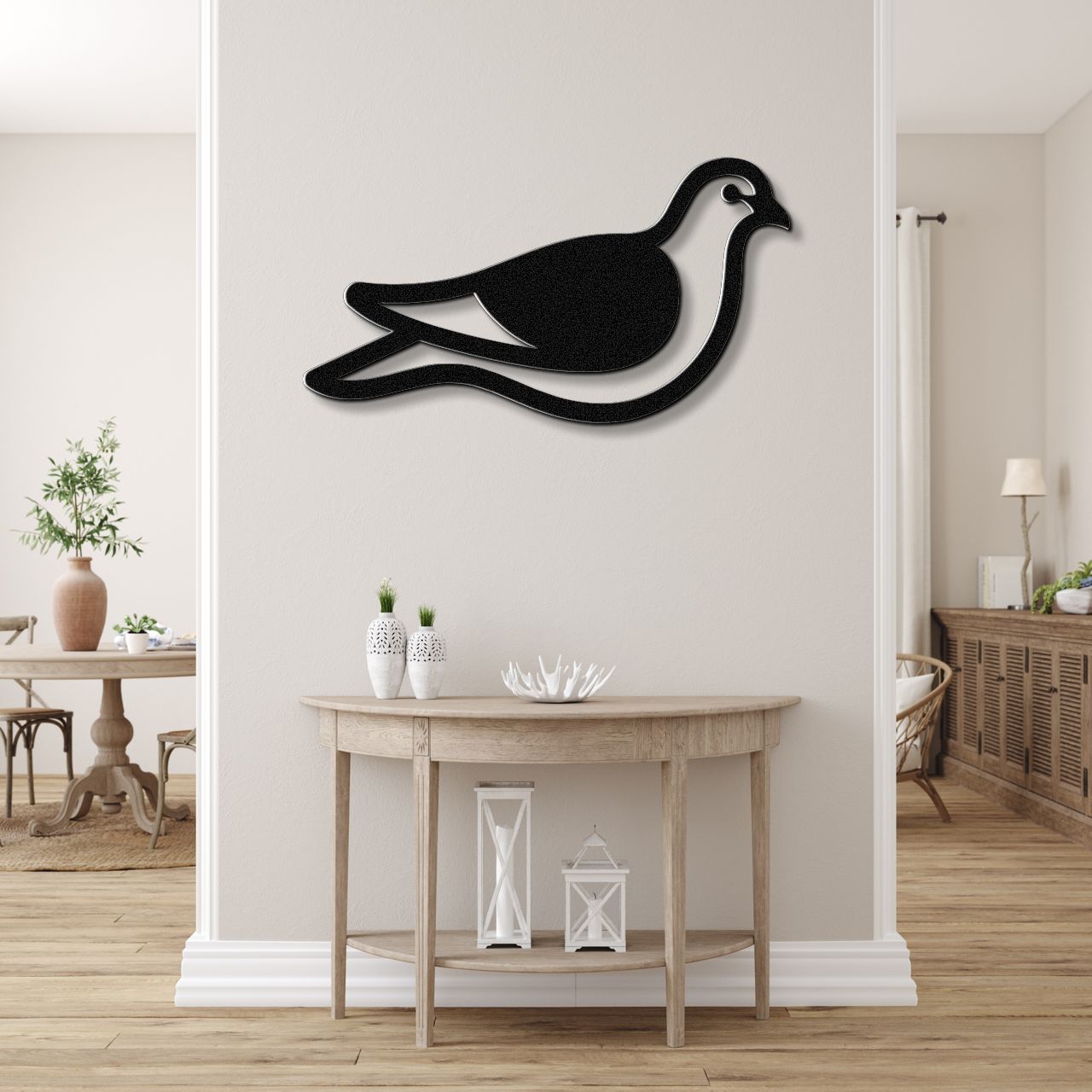 Pigeon Metal Wall Art