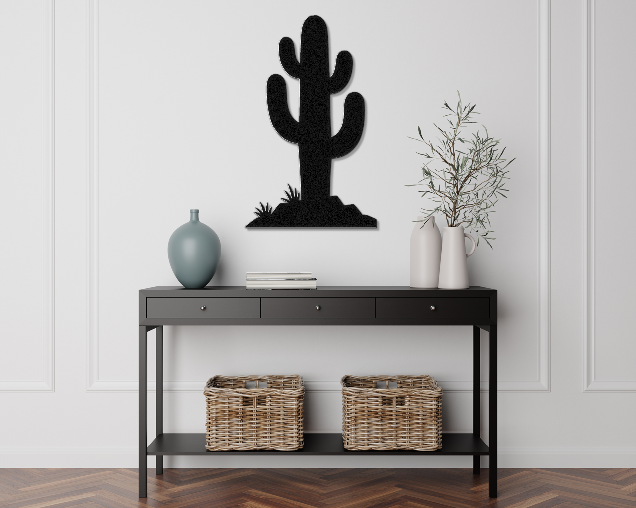Saguaro cactus Metal Wall Art