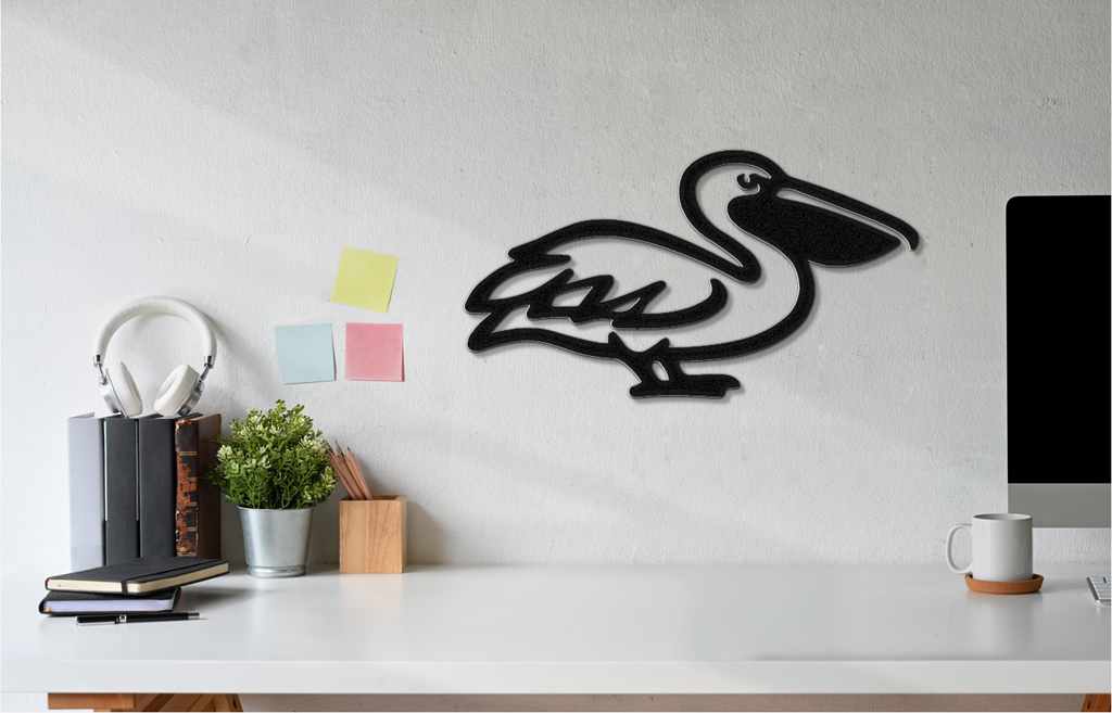 Pelican Metal Wall Art