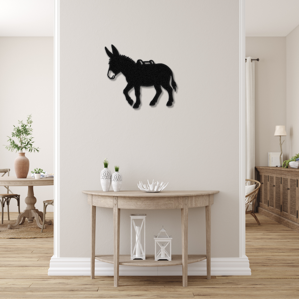Burro Metal Wall Art
