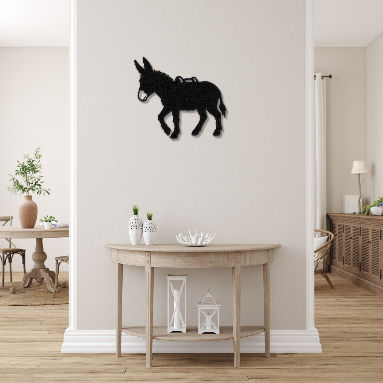 Burro Metal Wall Art