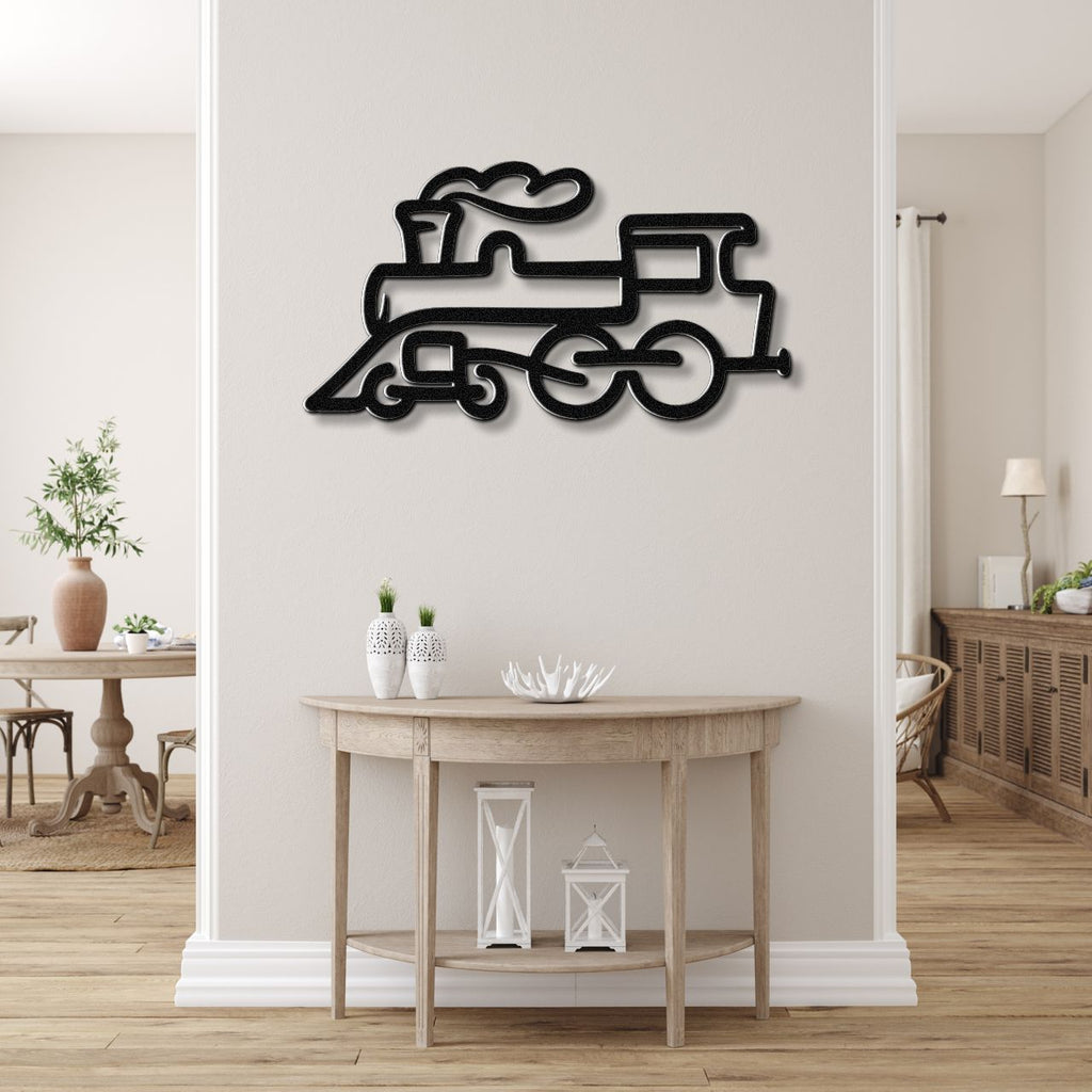 Train Metal Wall Art