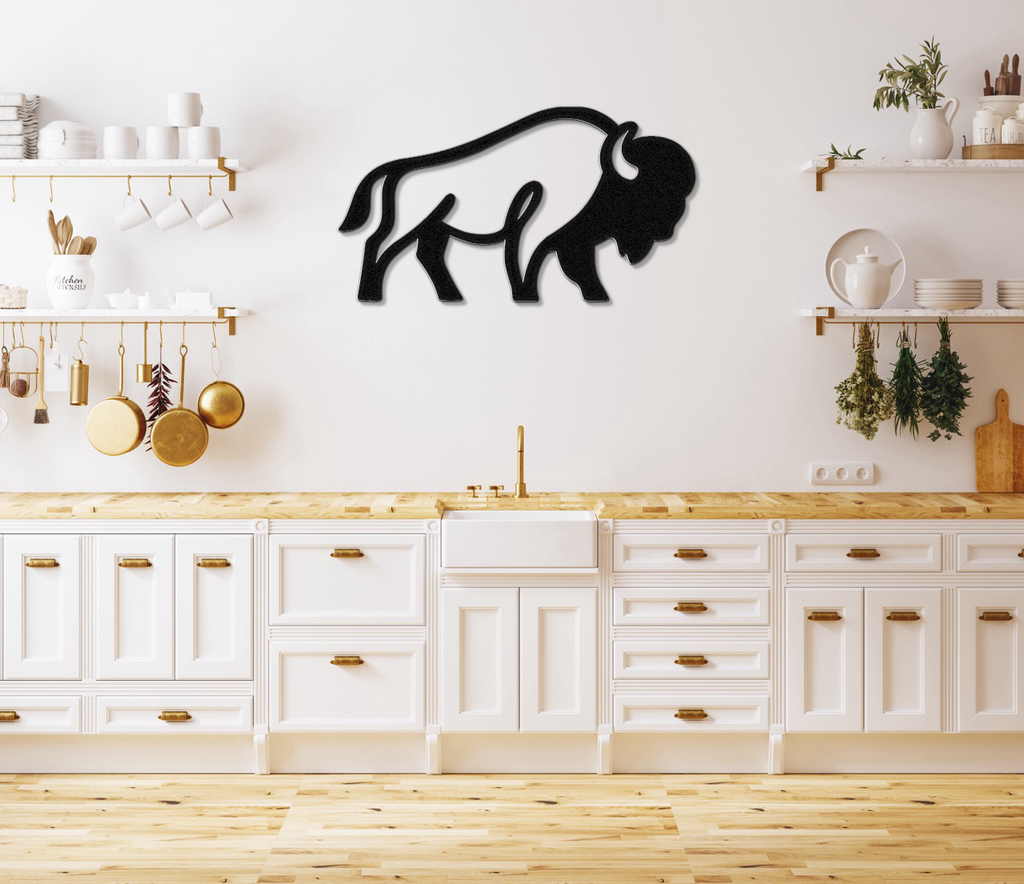 Buffalo Metal Wall Art
