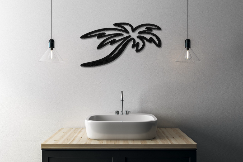Palm Tree Metal Wall Art
