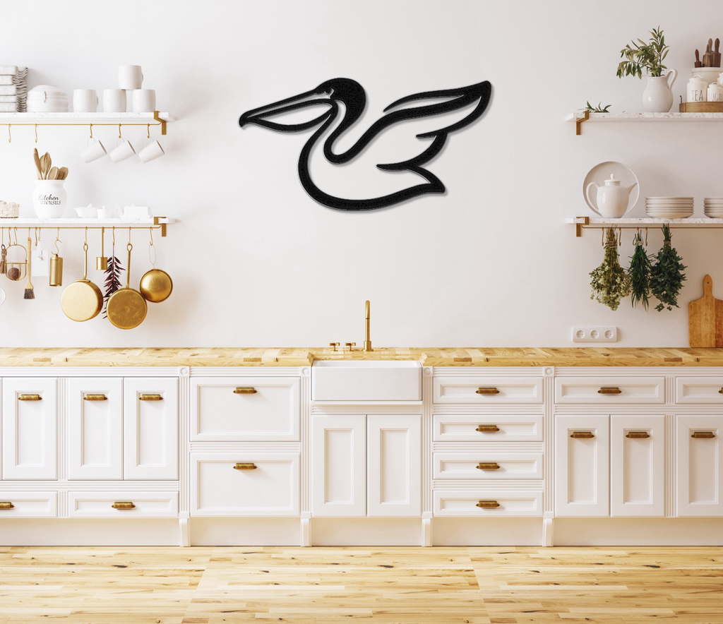 Pelican Metal Wall Art
