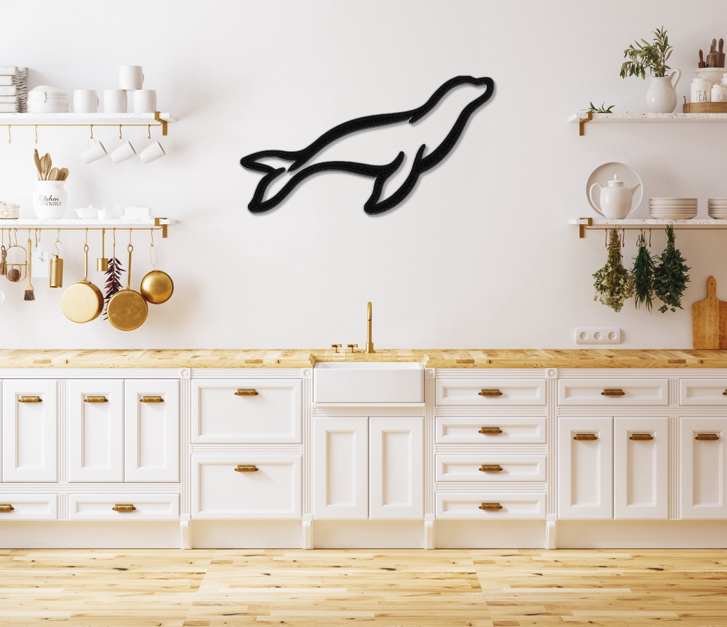 Sea Lion Metal Wall Art