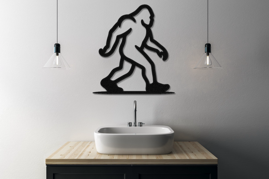 Bigfoot Metal Wall Art