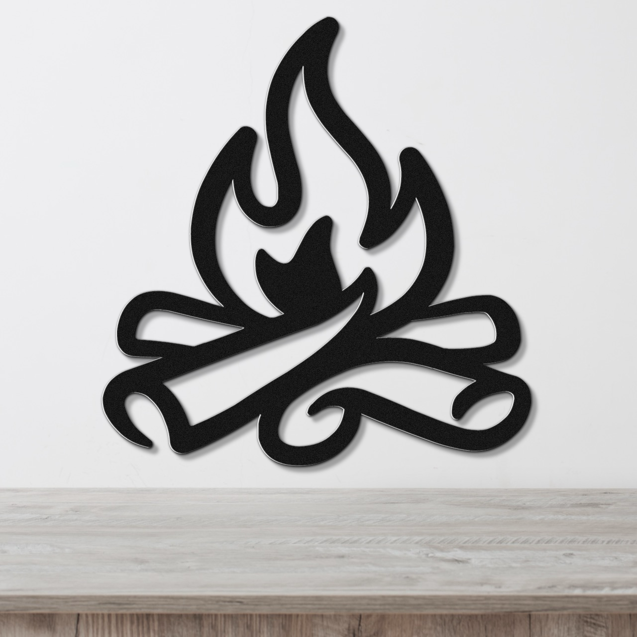 Campfire Metal Wall Art