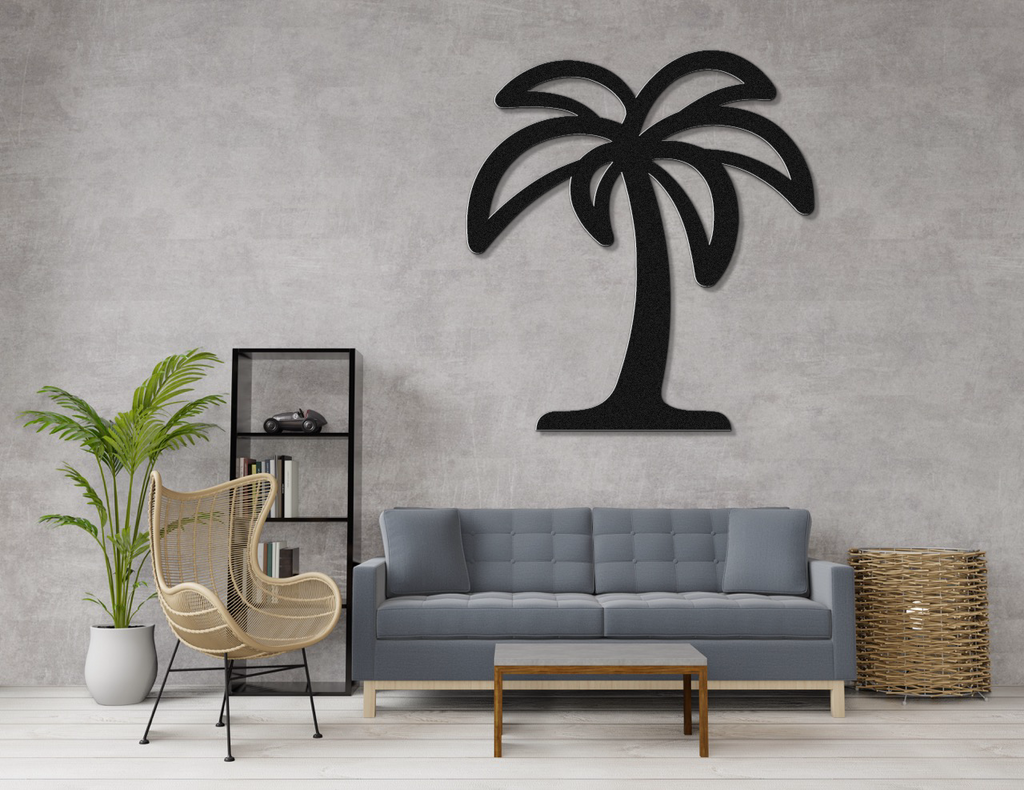 Palm Tree Metal Wall Art