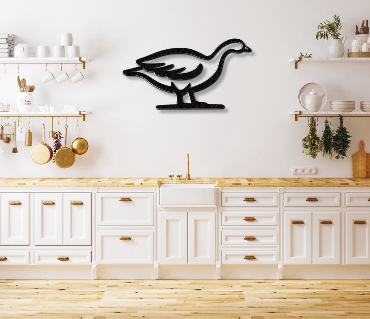 Goose Metal Wall Art