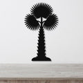 California Fan Palm Tree Metal Wall Art