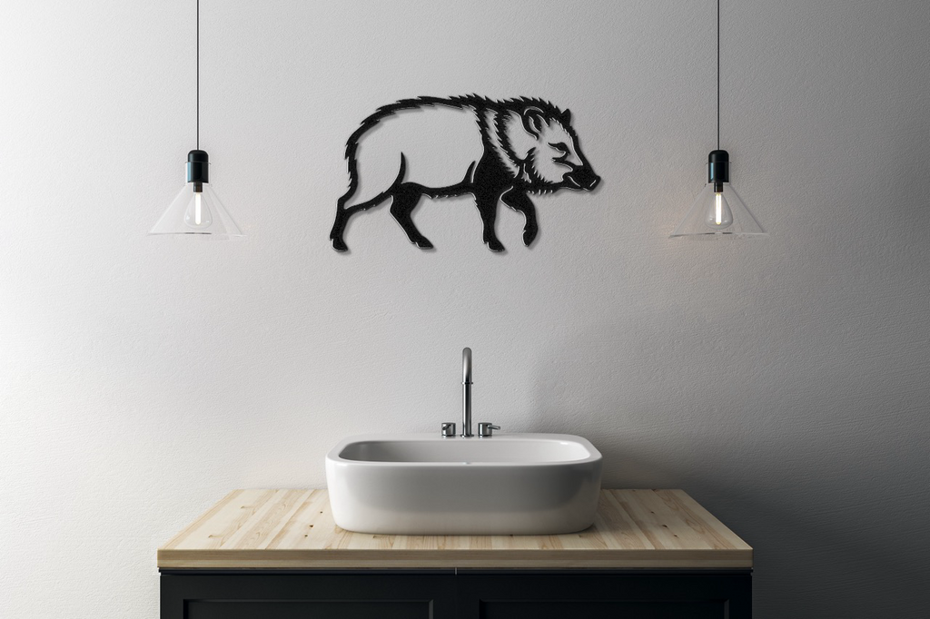 Javelina Metal Wall Art