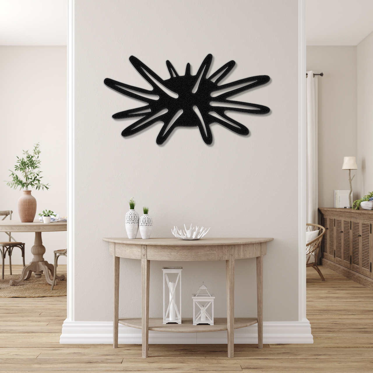 Sea Urchin Metal Wall Art