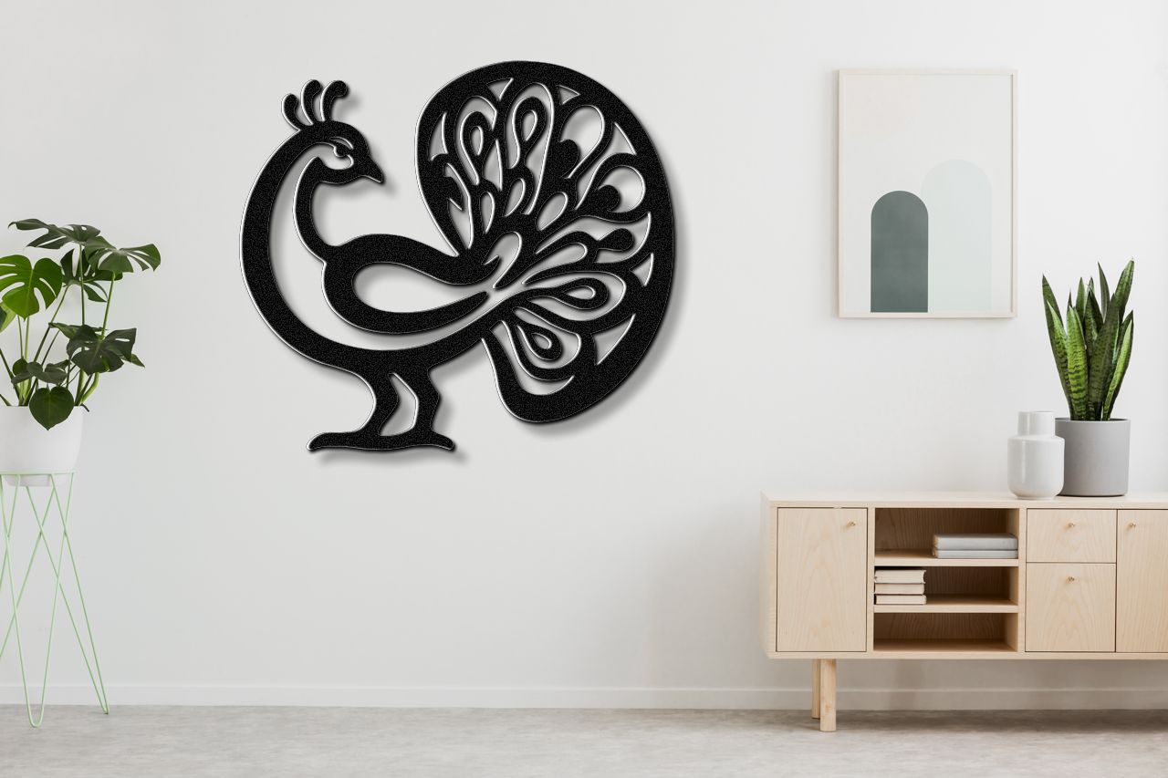 Peacock Metal Wall Art