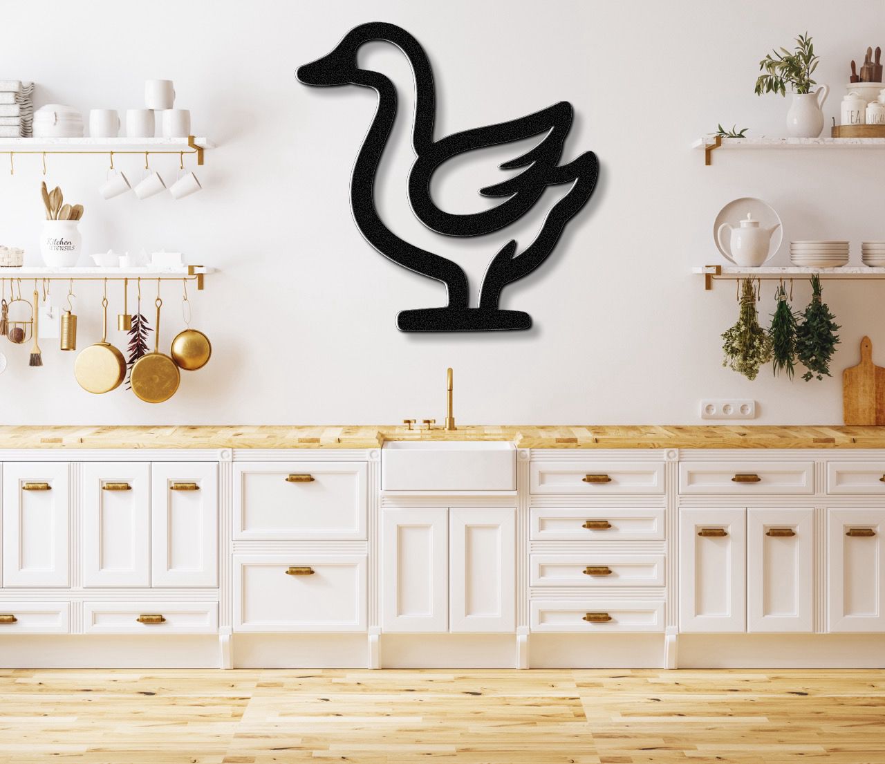 Goose Metal Wall Art