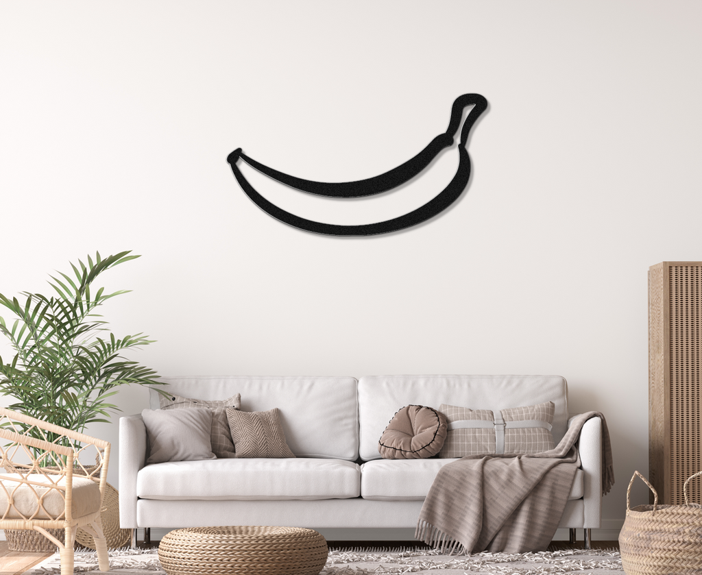 Banana Metal Wall Art