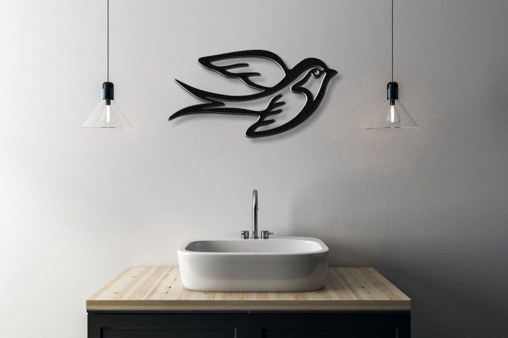 Swallow Bird Metal Wall Art