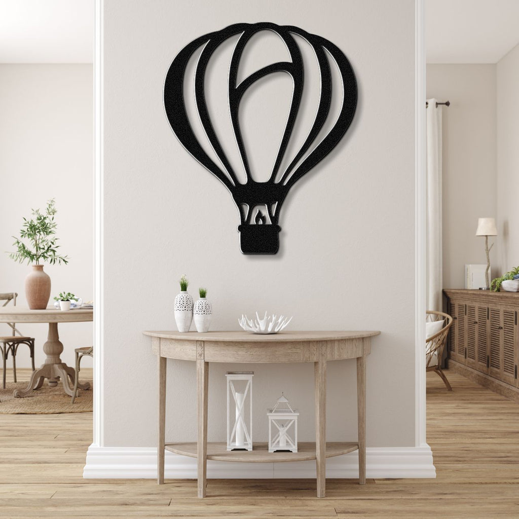 Hot Air Balloon Metal Wall Art