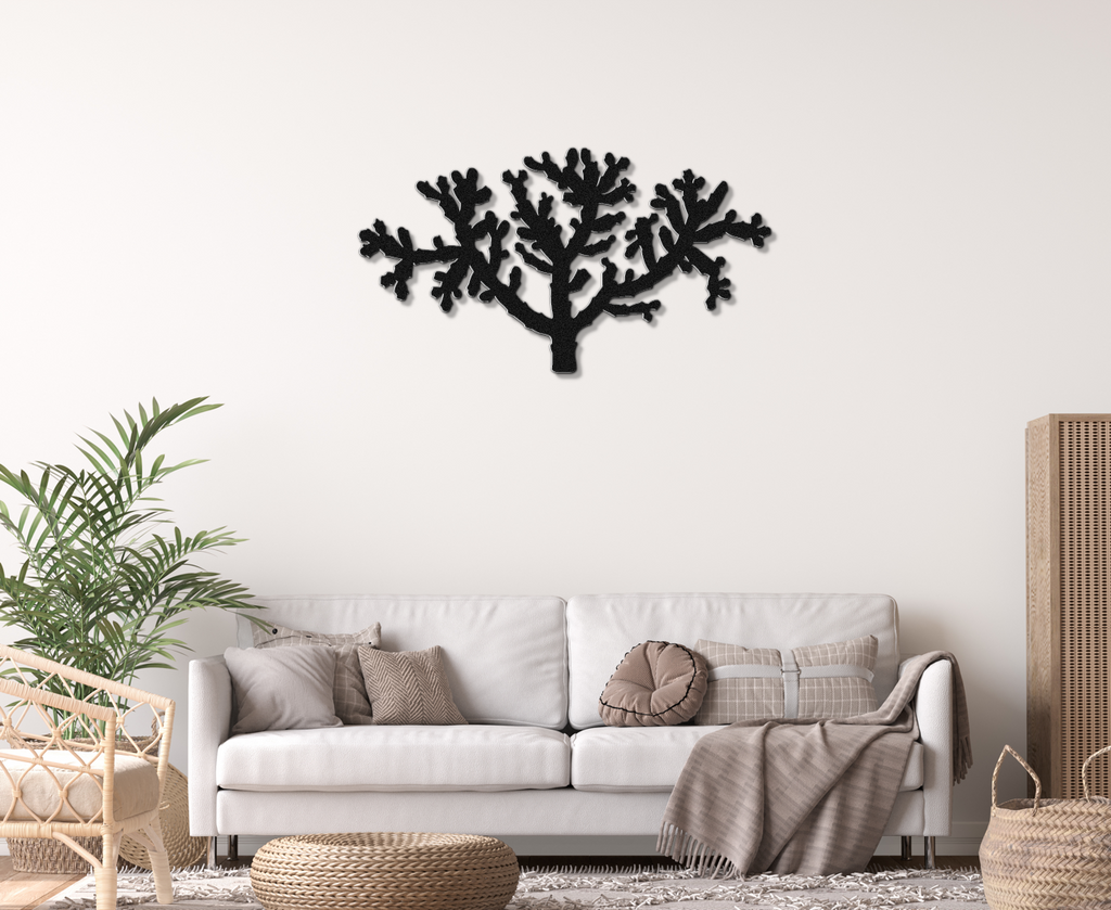 Cholla Cactus Metal Wall Art