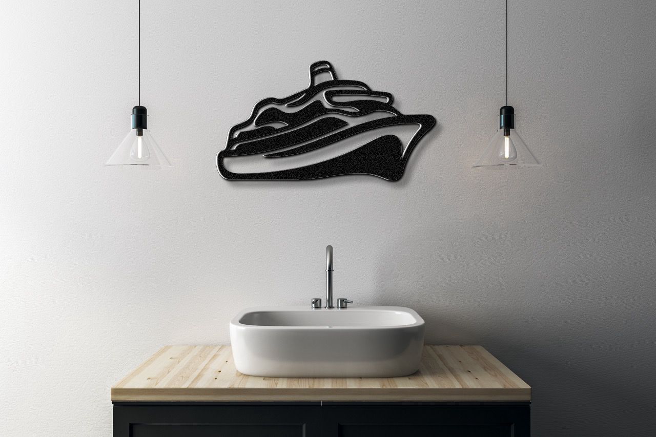 Cruise Ship Metal Wall Art