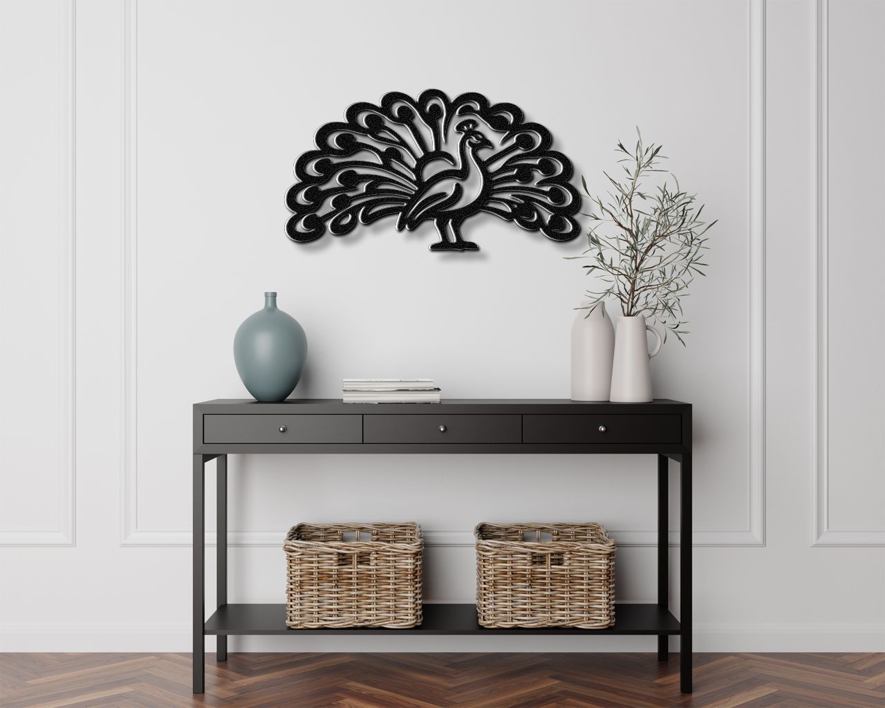 Peacock Metal Wall Art
