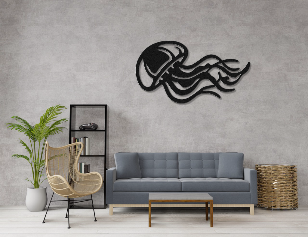 Jellyfish Metal Wall Art