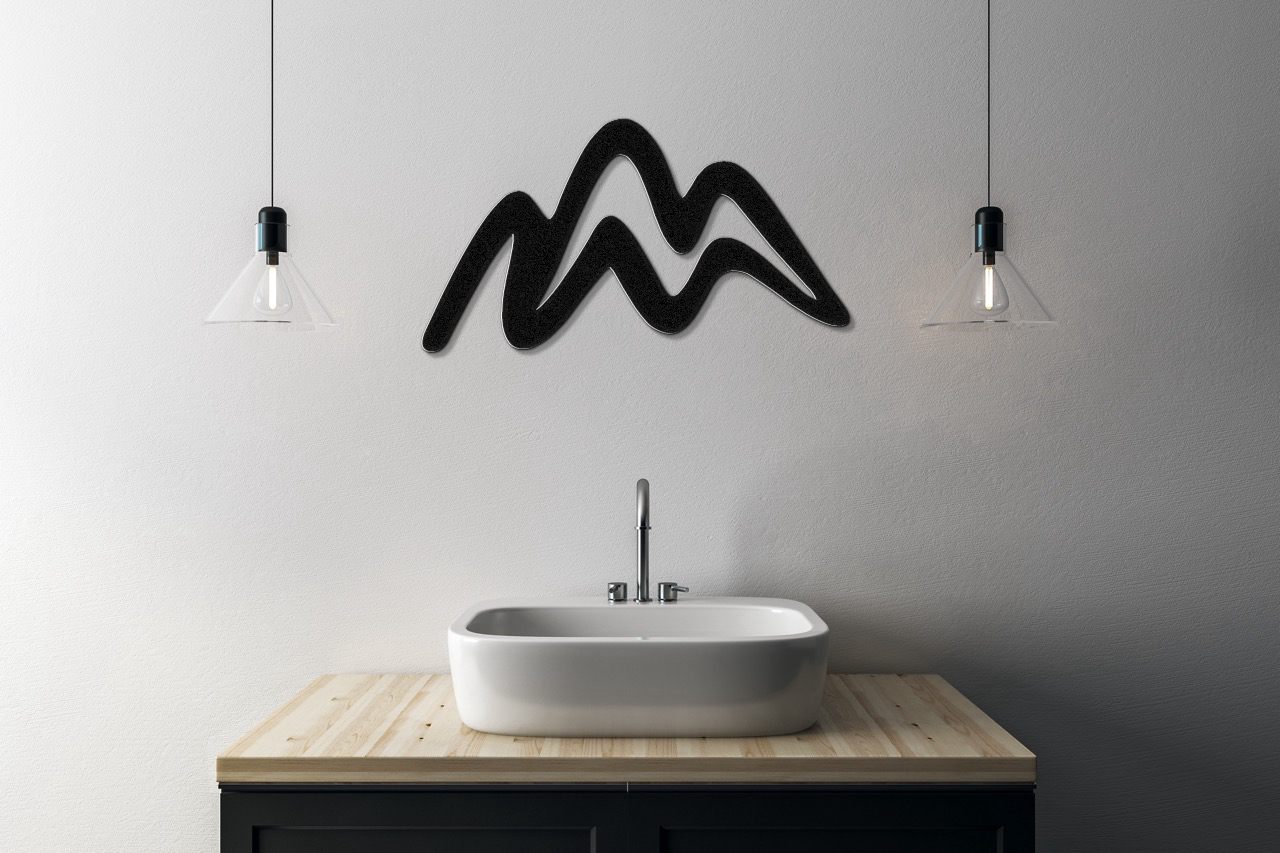 Mountains Metal Wall Art