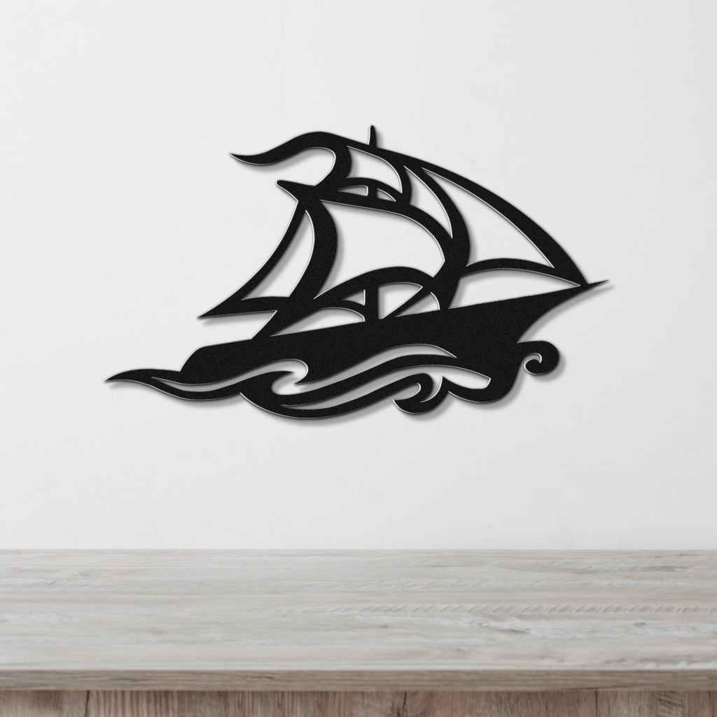 Sailboat Metal Wall Art