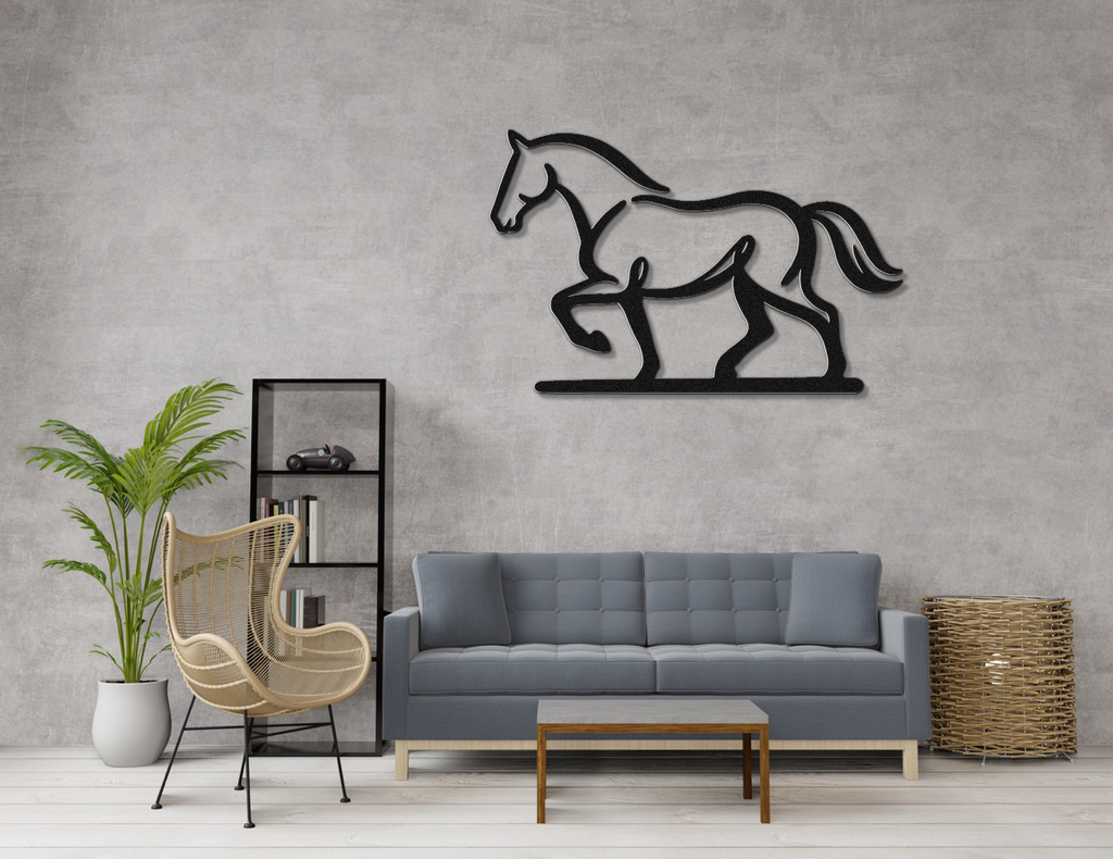 Horse Metal Wall Art