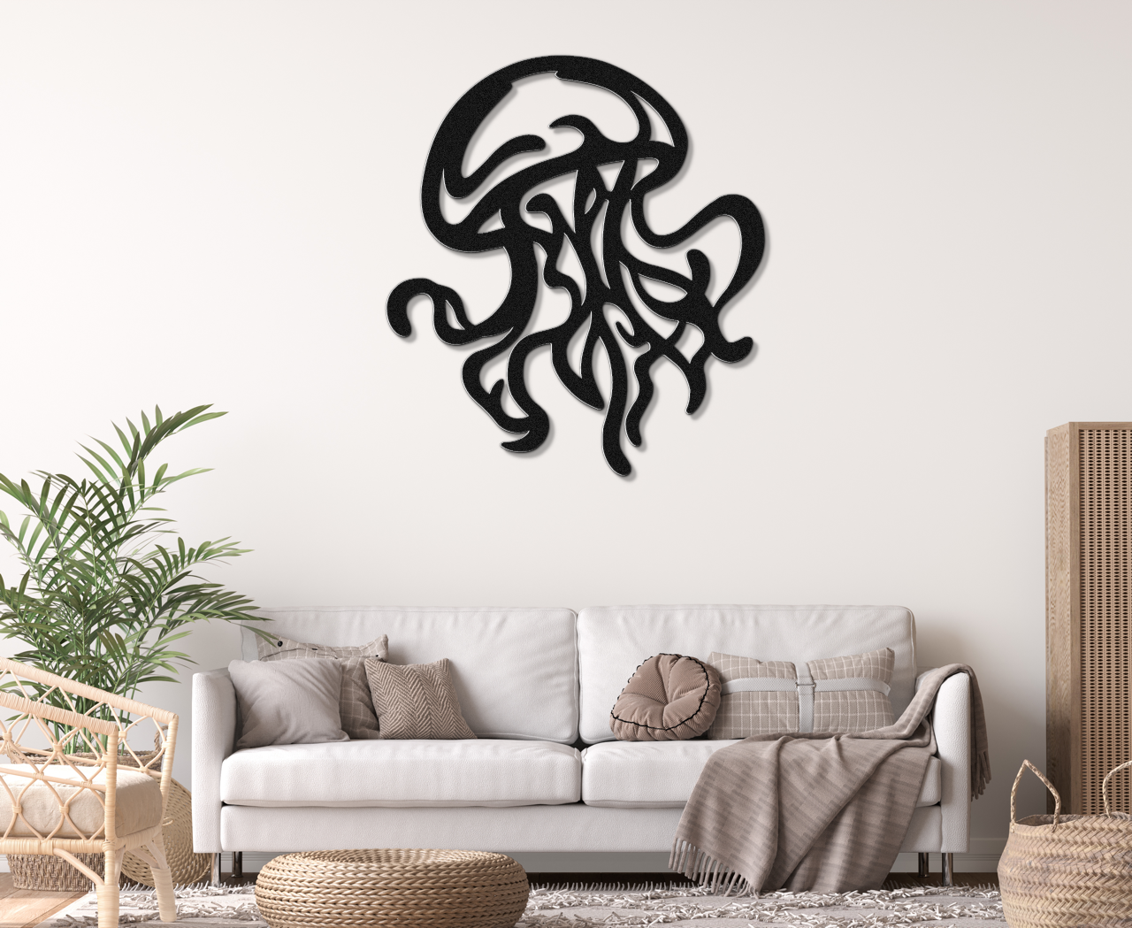 Jellyfish Metal Wall Art