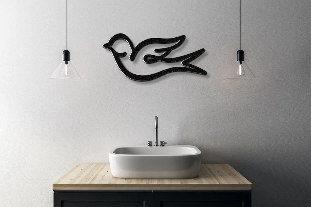 Swallow Bird Metal Wall Art