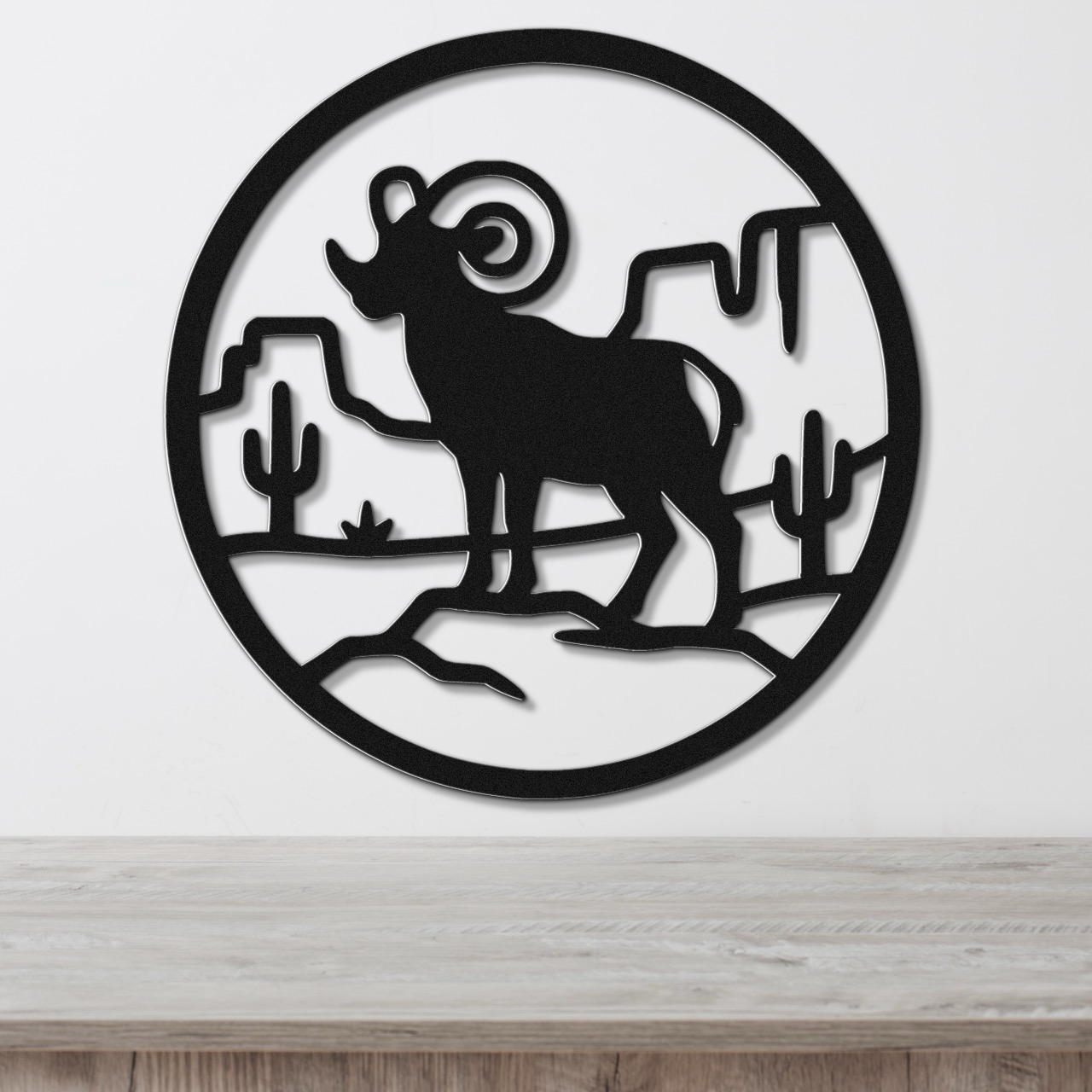 Arizona Bighorn Sheep Metal Wall Art