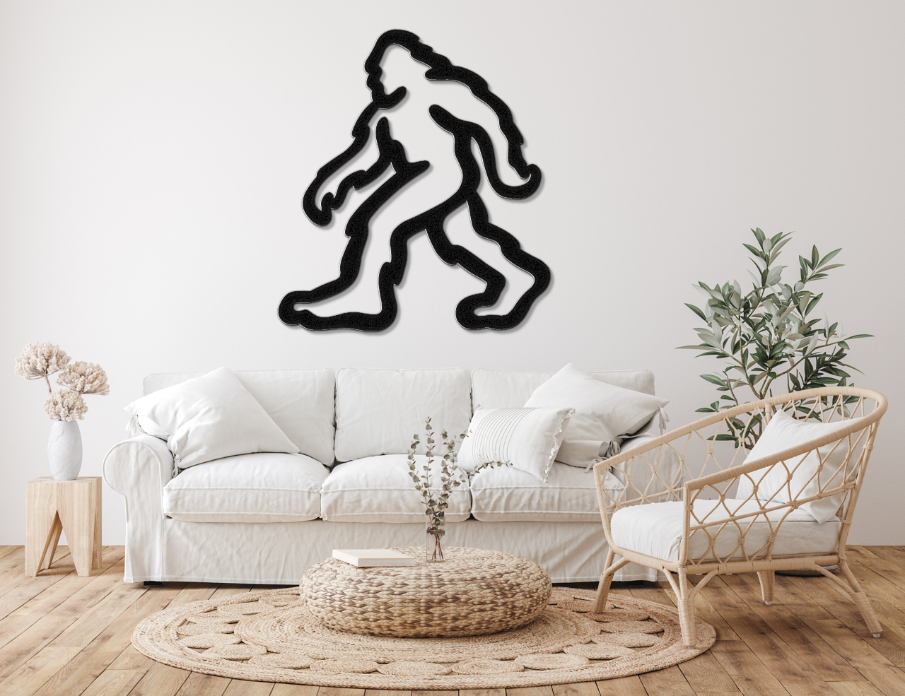 Bigfoot Metal Wall Art